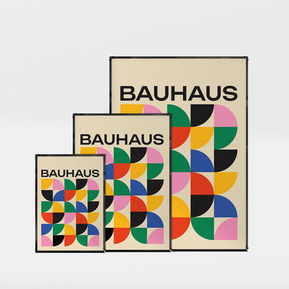 「BAUHAUS Rainbow Quarters」バウハウスデザインポスター - Ink Jp