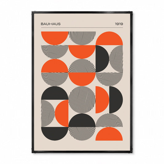 「BAUHAUS Semicircles 1919」バウハウスデザインポスター - Ink Jp
