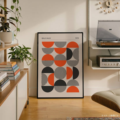 「BAUHAUS Semicircles 1919」バウハウスデザインポスター - Ink Jp