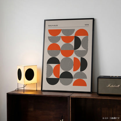 「BAUHAUS Semicircles 1919」バウハウスデザインポスター - Ink Jp