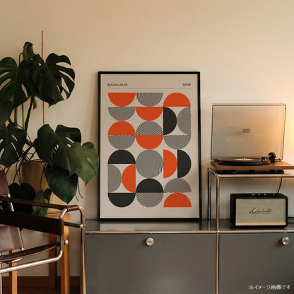 「BAUHAUS Semicircles 1919」バウハウスデザインポスター - Ink Jp