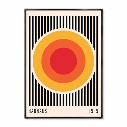 「BAUHAUS Solar Rings 1919」バウハウスデザインポスター - Ink Jp