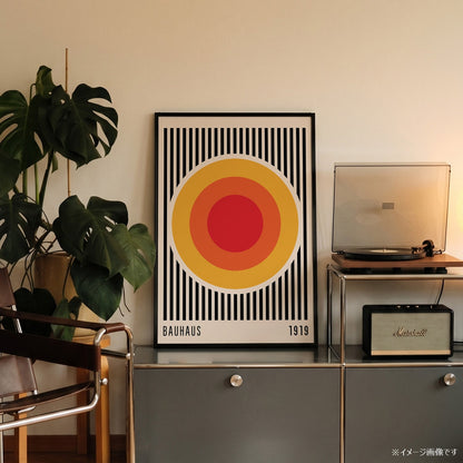 「BAUHAUS Solar Rings 1919」バウハウスデザインポスター - Ink Jp