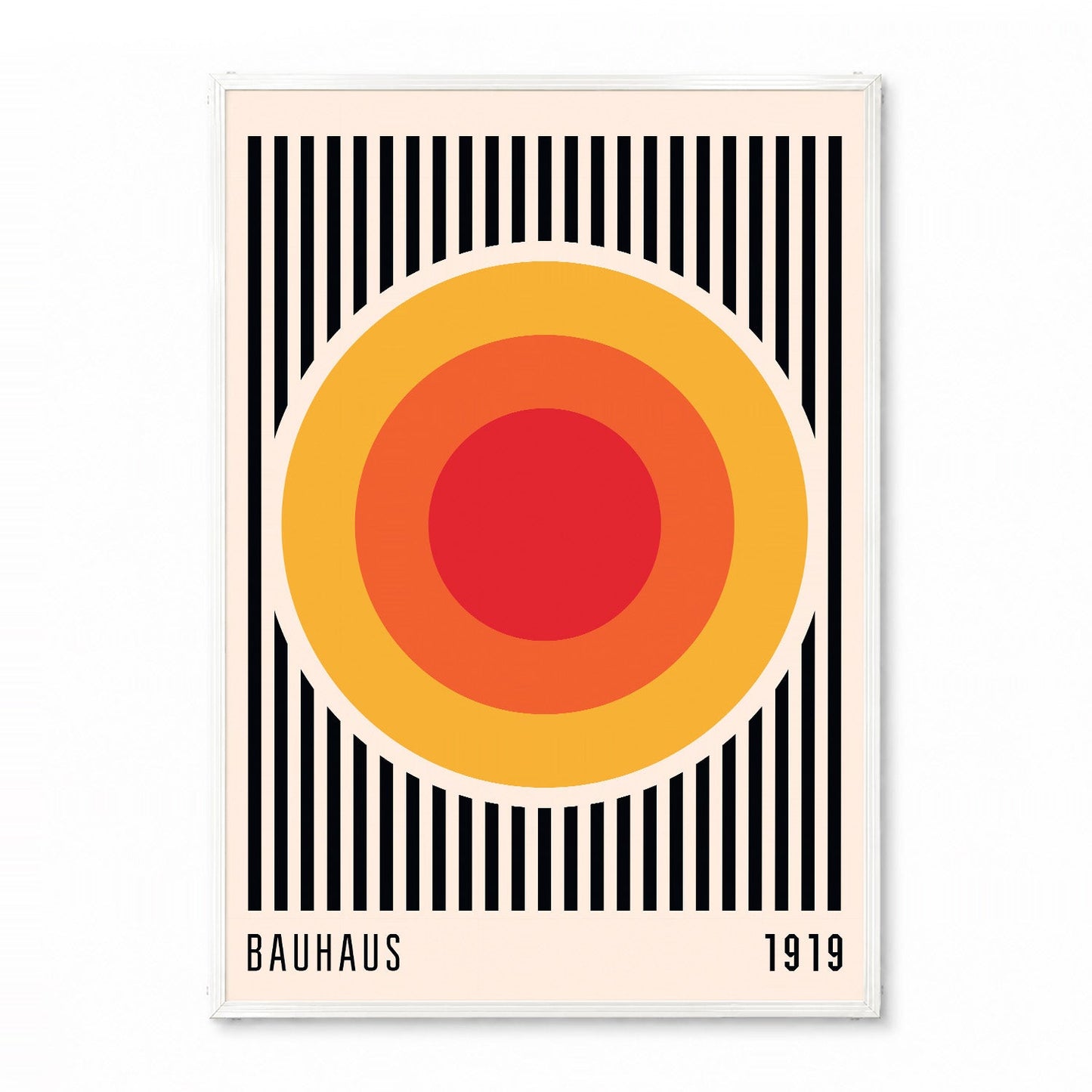 「BAUHAUS Solar Rings 1919」バウハウスデザインポスター - Ink Jp