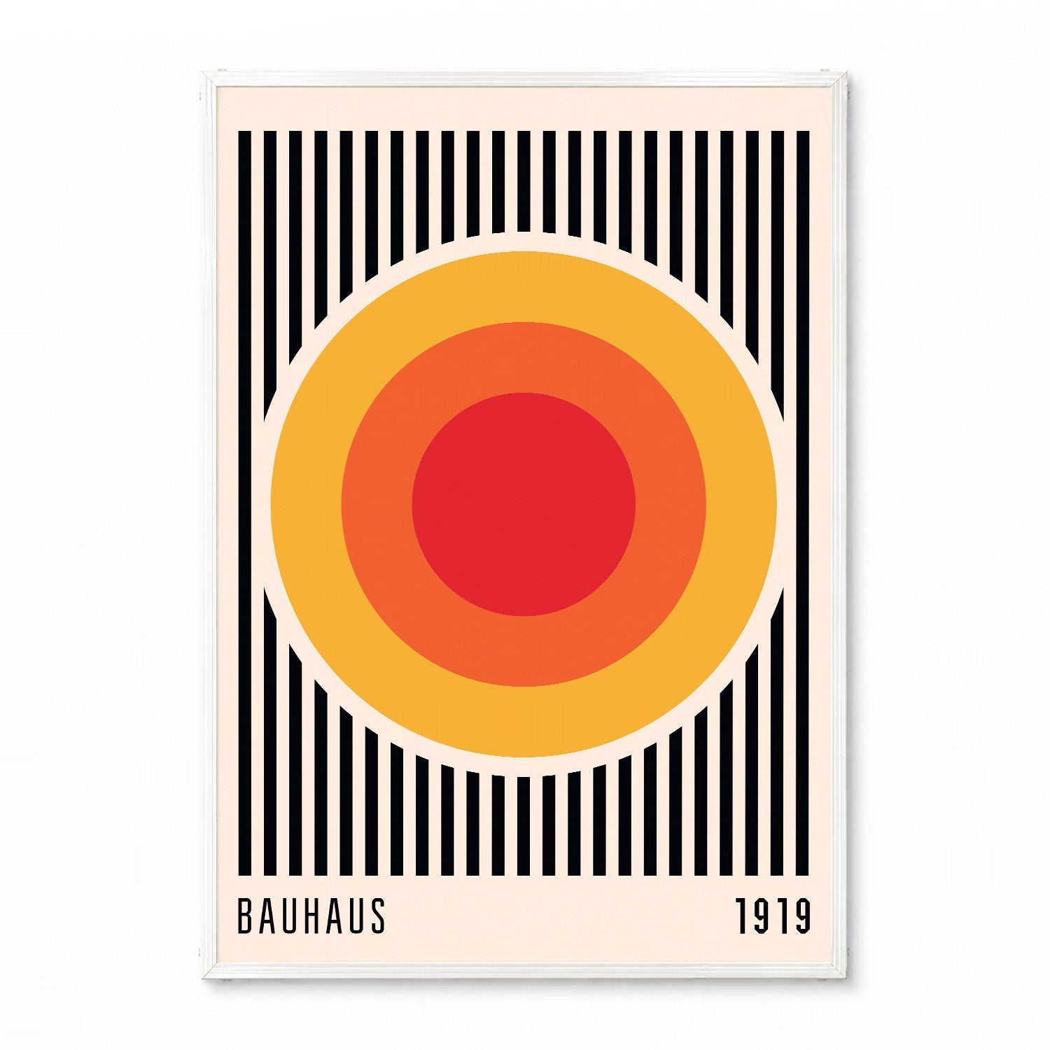 「BAUHAUS Solar Rings 1919」バウハウスデザインポスター - Ink Jp