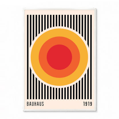 「BAUHAUS Solar Rings 1919」バウハウスデザインポスター - Ink Jp