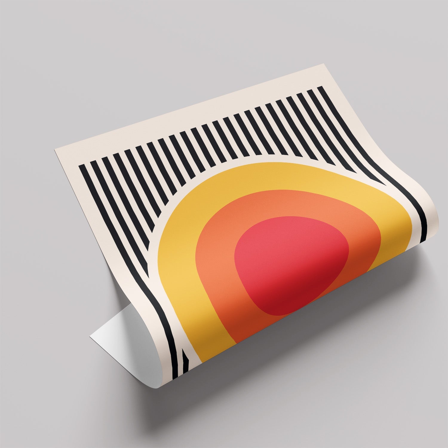 「BAUHAUS Solar Rings 1919」バウハウスデザインポスター - Ink Jp