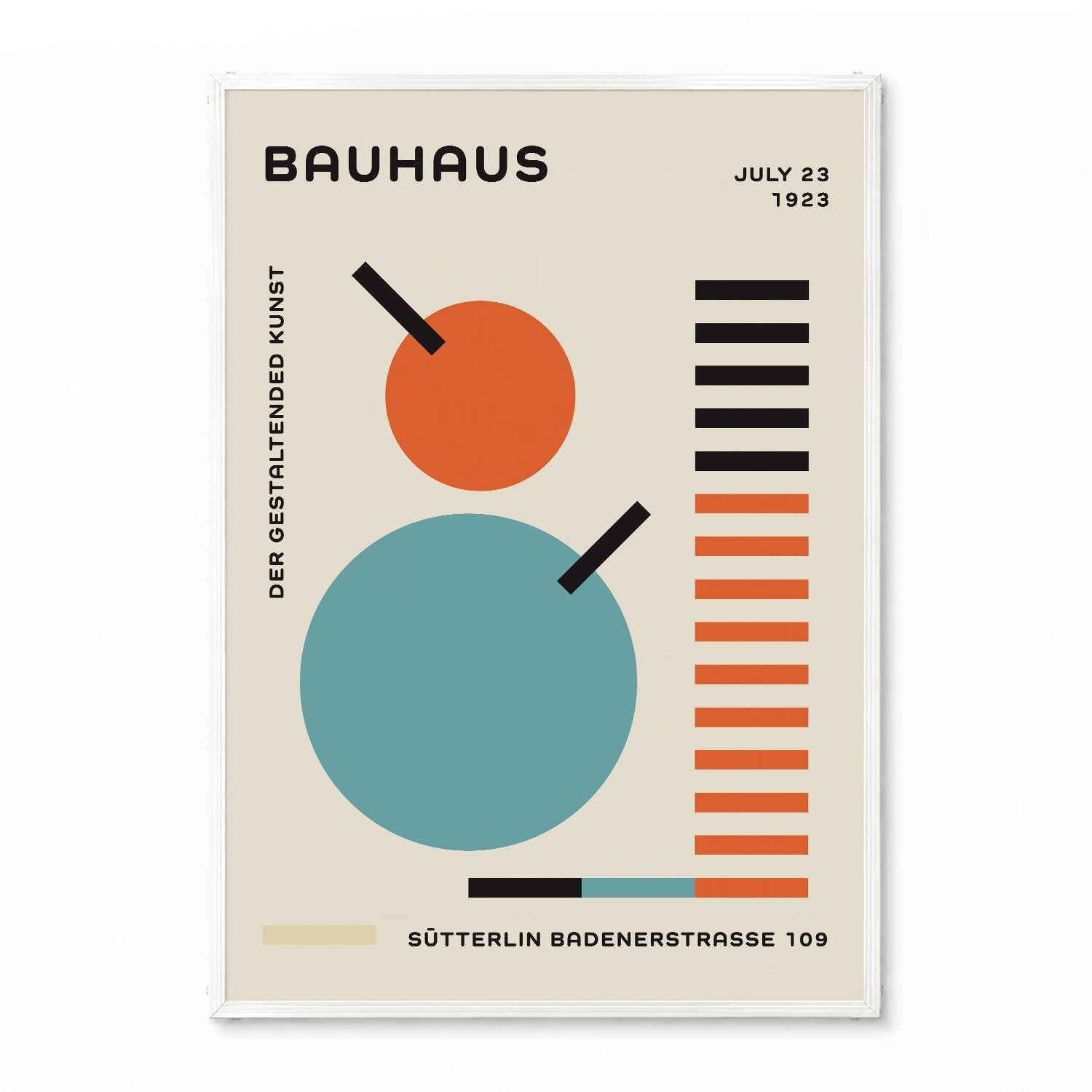 「BAUHAUS Sütterlin 1923」バウハウスデザインポスター - Ink Jp