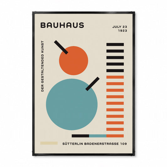 「BAUHAUS Sütterlin 1923」バウハウスデザインポスター - Ink Jp