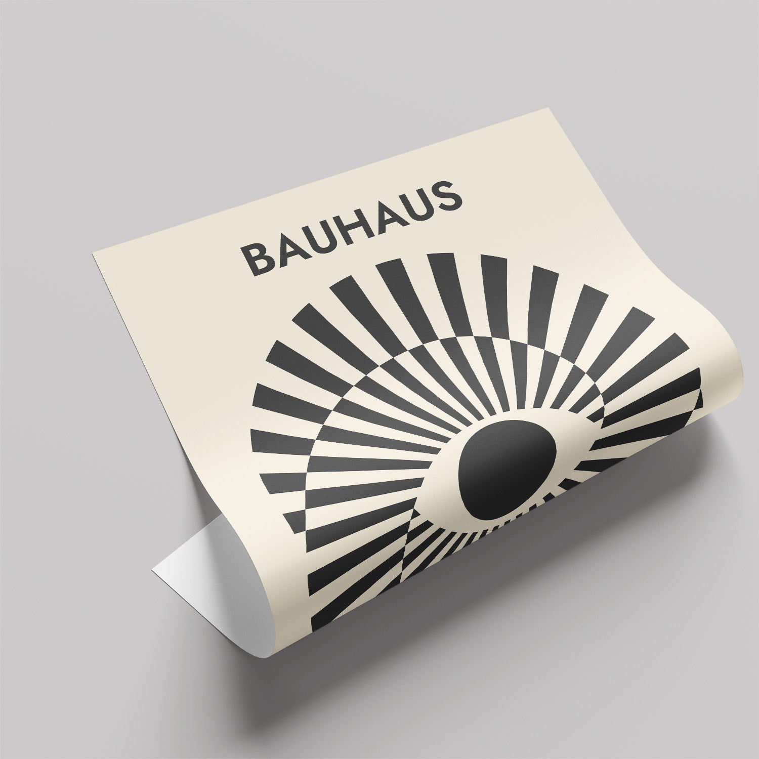 「BAUHAUS Sunburst 1929」バウハウスデザインポスター - Ink Jp
