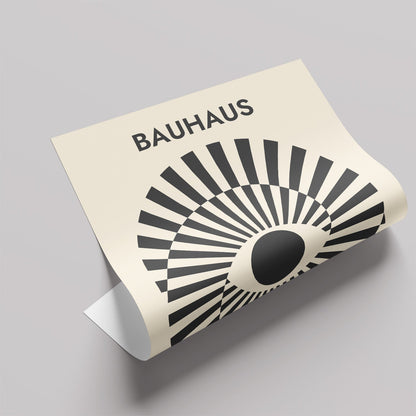 「BAUHAUS Sunburst 1929」バウハウスデザインポスター - Ink Jp