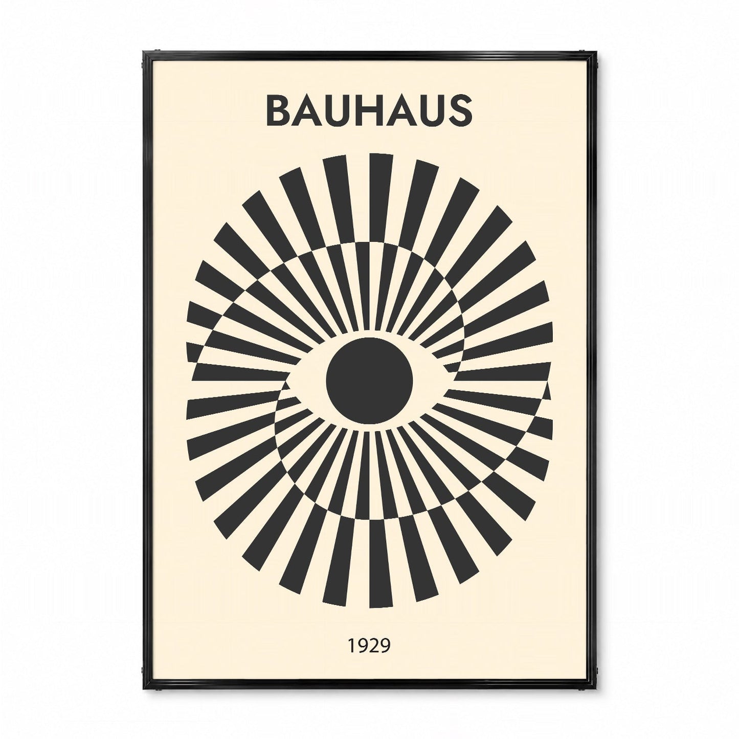 「BAUHAUS Sunburst 1929」バウハウスデザインポスター - Ink Jp
