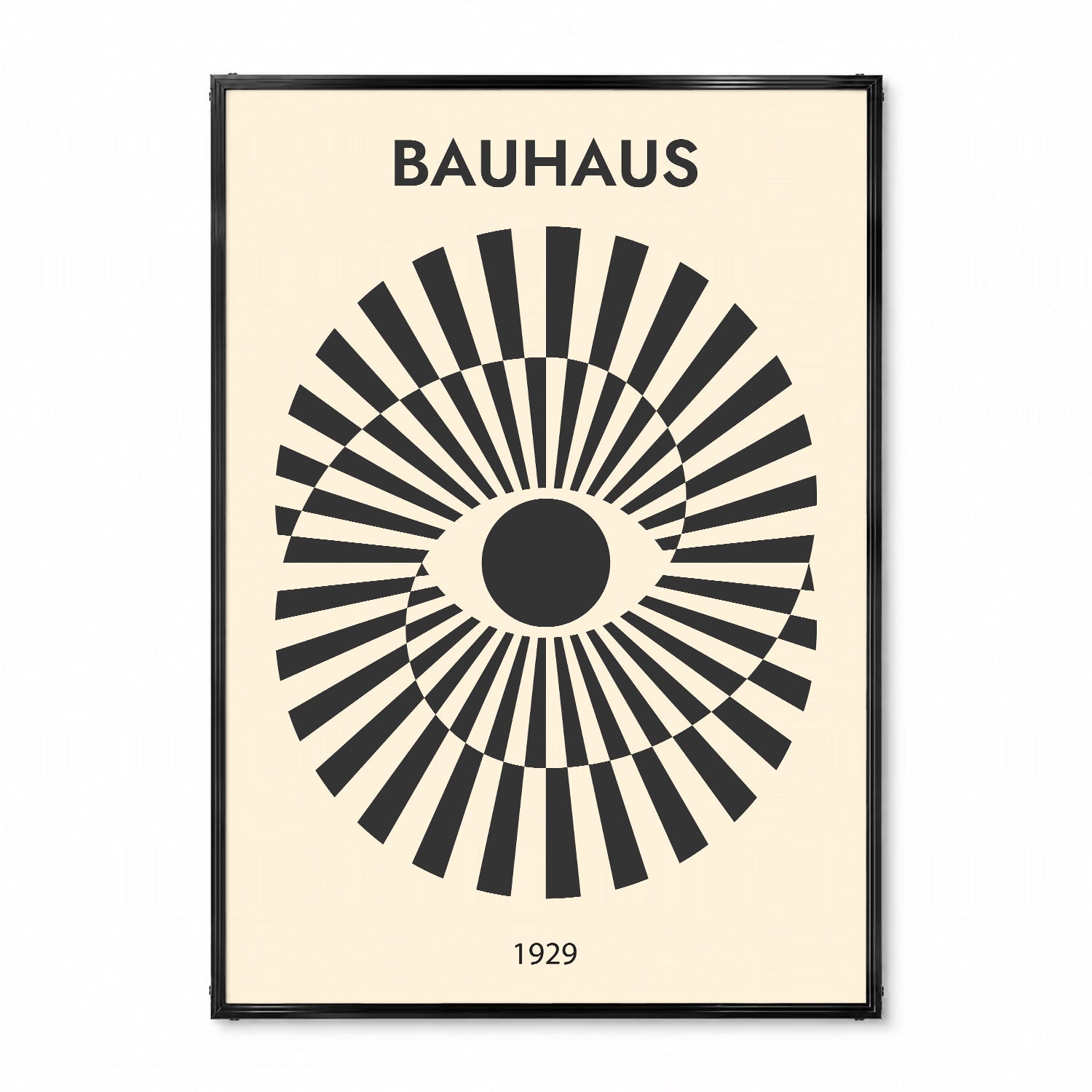「BAUHAUS Sunburst 1929」バウハウスデザインポスター - Ink Jp