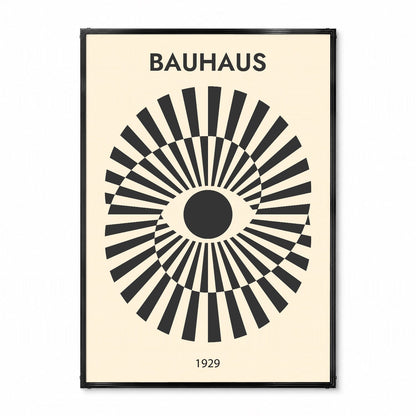 「BAUHAUS Sunburst 1929」バウハウスデザインポスター - Ink Jp