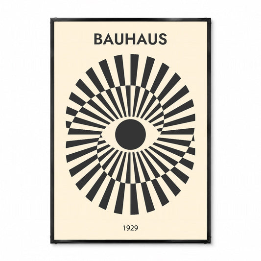 「BAUHAUS Sunburst 1929」バウハウスデザインポスター - Ink Jp