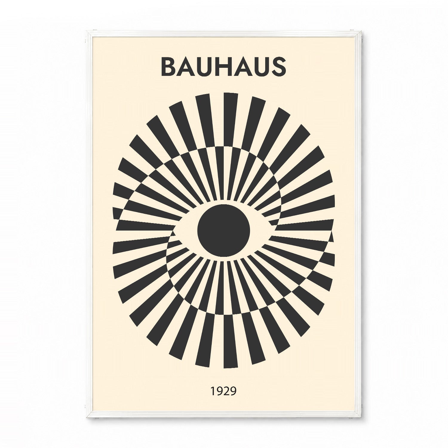 「BAUHAUS Sunburst 1929」バウハウスデザインポスター - Ink Jp