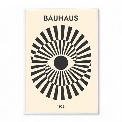 「BAUHAUS Sunburst 1929」バウハウスデザインポスター - Ink Jp