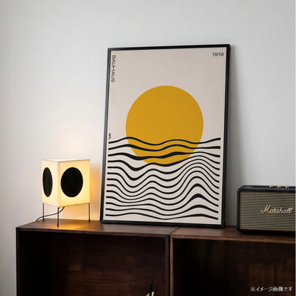 「BAUHAUS Sunrise 1919」バウハウスデザインポスター - Ink Jp