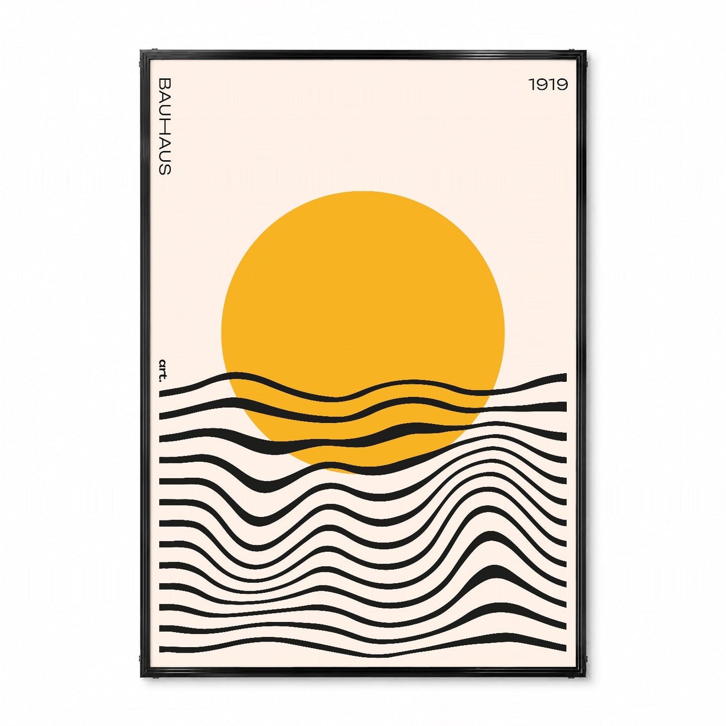 「BAUHAUS Sunrise 1919」バウハウスデザインポスター - Ink Jp
