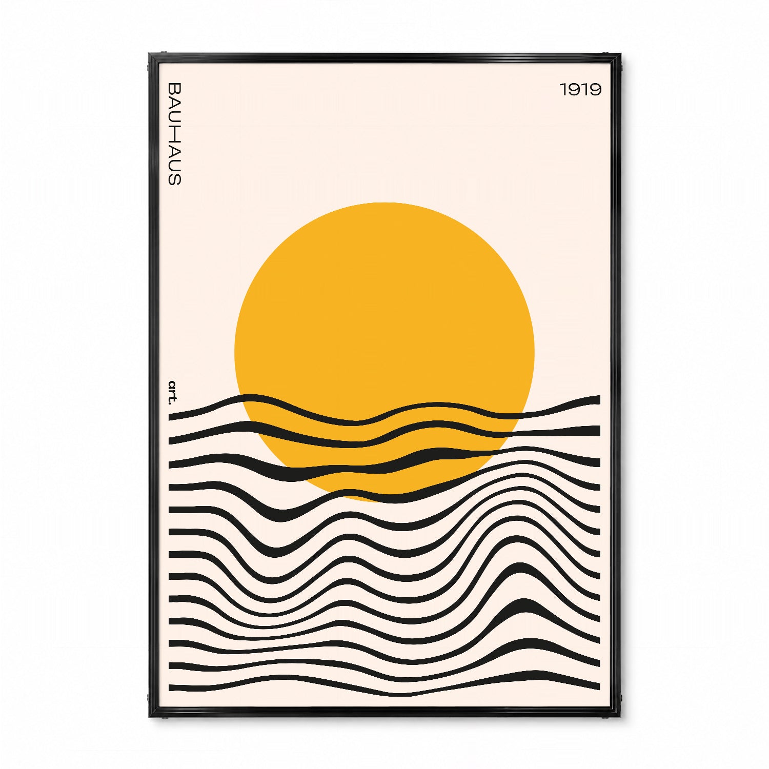 「BAUHAUS Sunrise 1919」バウハウスデザインポスター - Ink Jp