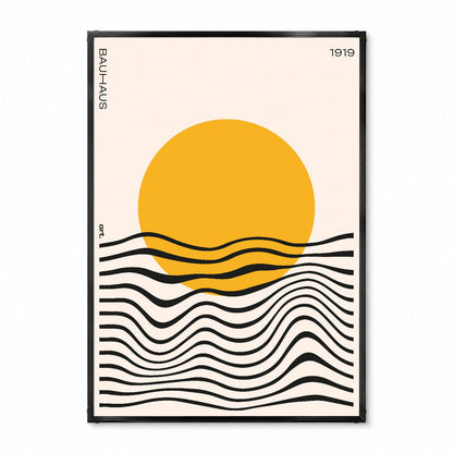 「BAUHAUS Sunrise 1919」バウハウスデザインポスター - Ink Jp