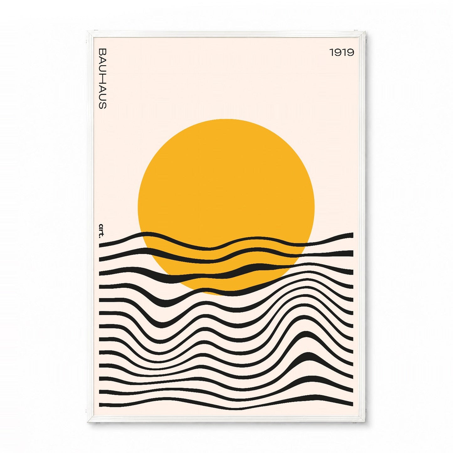 「BAUHAUS Sunrise 1919」バウハウスデザインポスター - Ink Jp