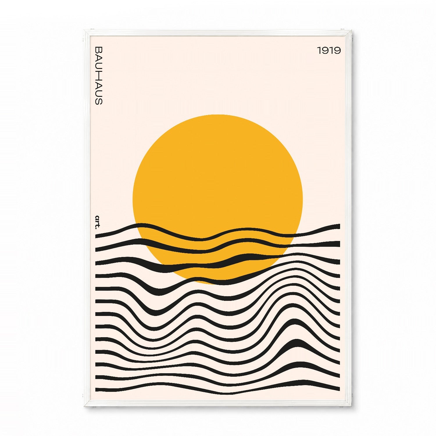 「BAUHAUS Sunrise 1919」バウハウスデザインポスター - Ink Jp