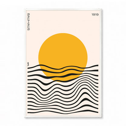 「BAUHAUS Sunrise 1919」バウハウスデザインポスター - Ink Jp