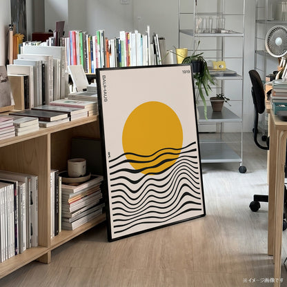 「BAUHAUS Sunrise 1919」バウハウスデザインポスター - Ink Jp
