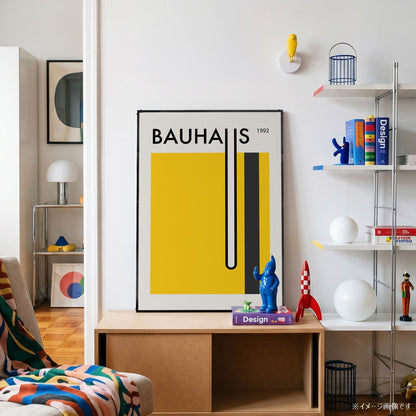 「BAUHAUS Yellow Block 1992」バウハウスデザインポスター - Ink Jp