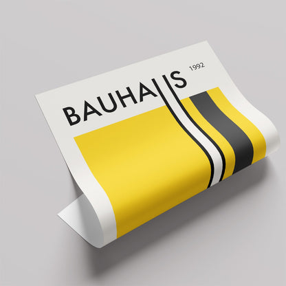 「BAUHAUS Yellow Block 1992」バウハウスデザインポスター - Ink Jp
