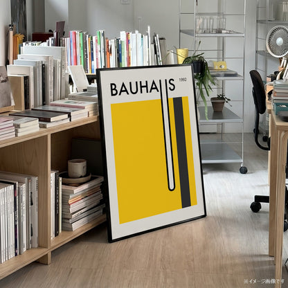 「BAUHAUS Yellow Block 1992」バウハウスデザインポスター - Ink Jp