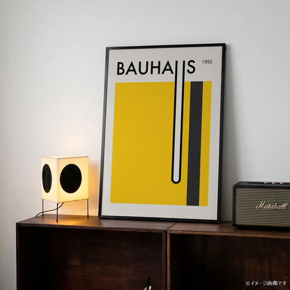 「BAUHAUS Yellow Block 1992」バウハウスデザインポスター - Ink Jp