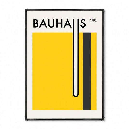 「BAUHAUS Yellow Block 1992」バウハウスデザインポスター - Ink Jp
