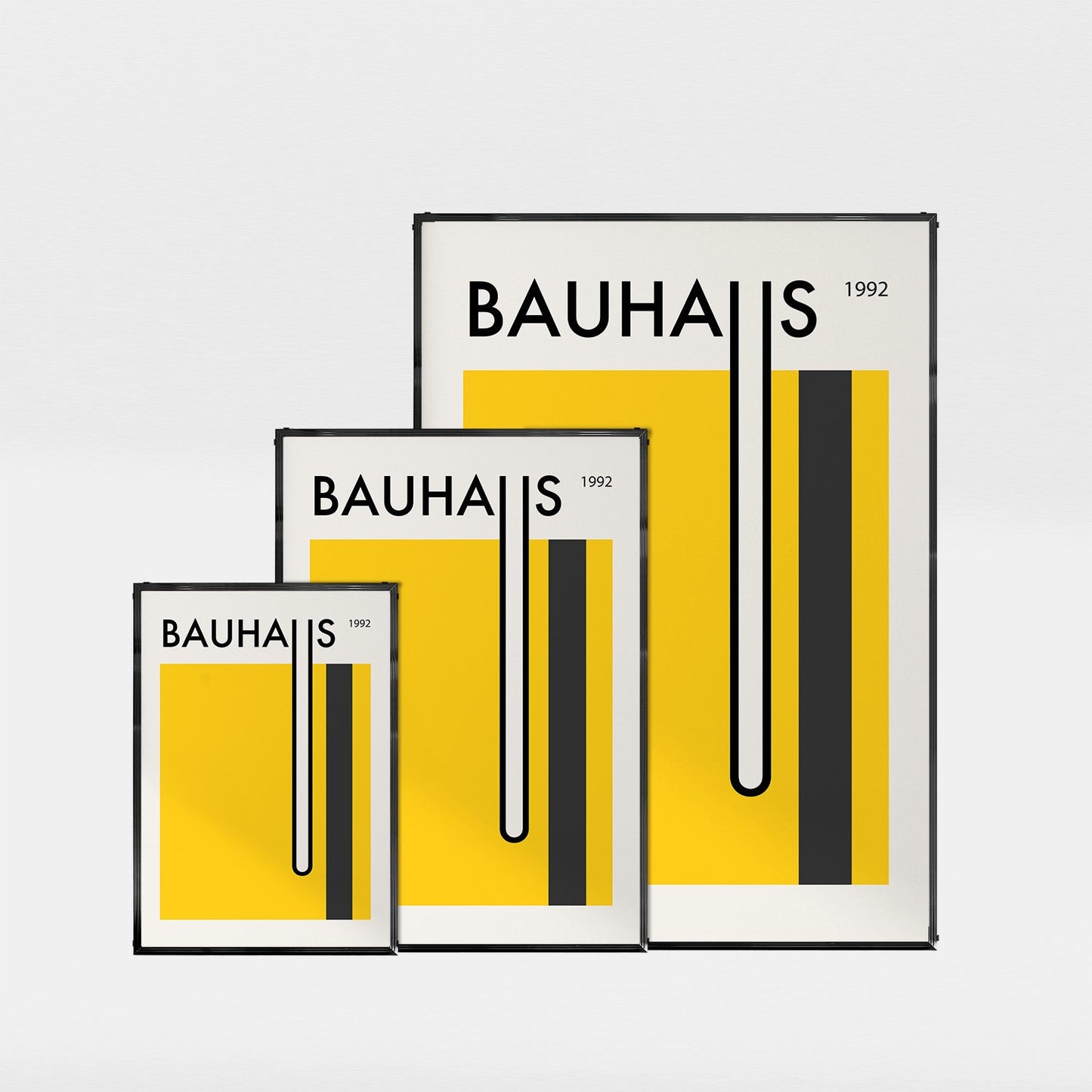 「BAUHAUS Yellow Block 1992」バウハウスデザインポスター - Ink Jp