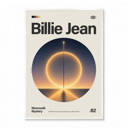 「Billie Jean」音楽インスパイア アートポスター - Ink Jp