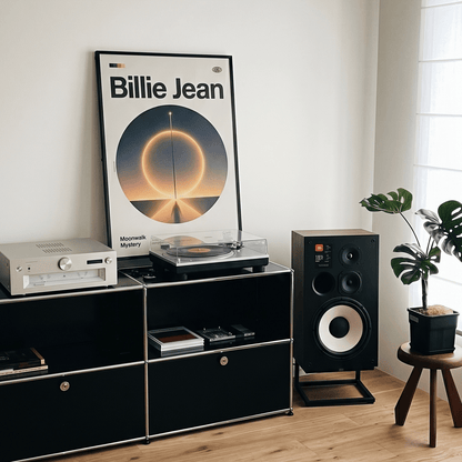 「Billie Jean」音楽インスパイア アートポスター - Ink Jp