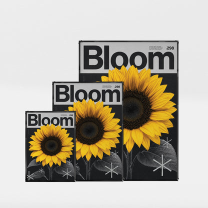 「Bloom」モダングラフィックアートポスター - Ink Jp