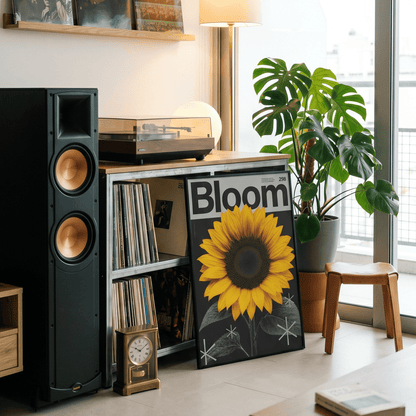 「Bloom」モダングラフィックアートポスター - Ink Jp