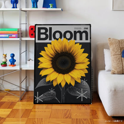 「Bloom」モダングラフィックアートポスター - Ink Jp