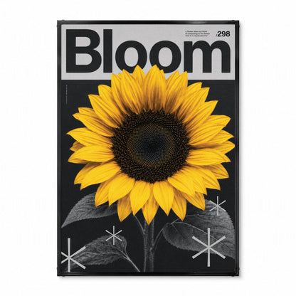 「Bloom」モダングラフィックアートポスター - Ink Jp