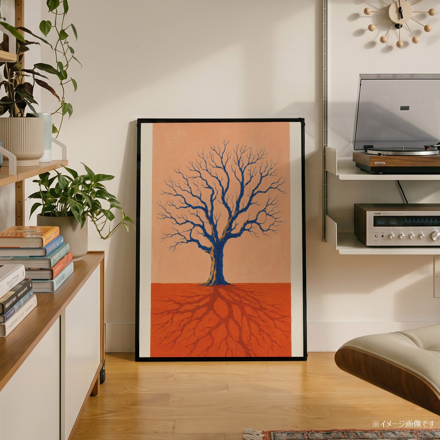 「Blue Tree Roots」ボタニカルアートポスター - Ink Jp