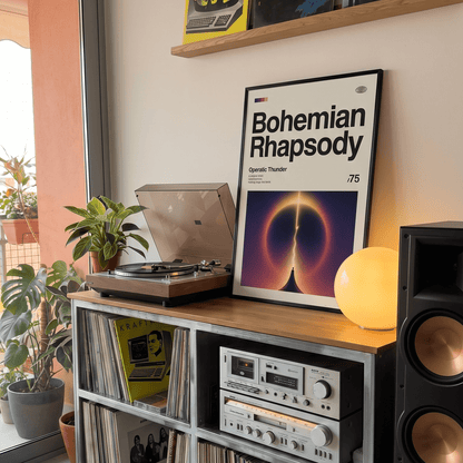 「Bohemian Rhapsody」音楽インスパイア アートポスター - Ink Jp
