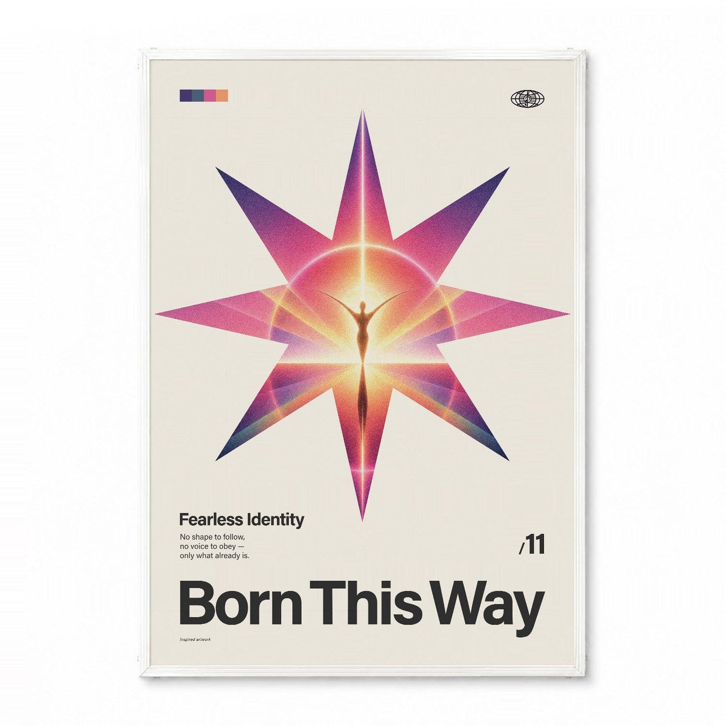 「Born This Way」音楽インスパイア アートポスター - Ink Jp