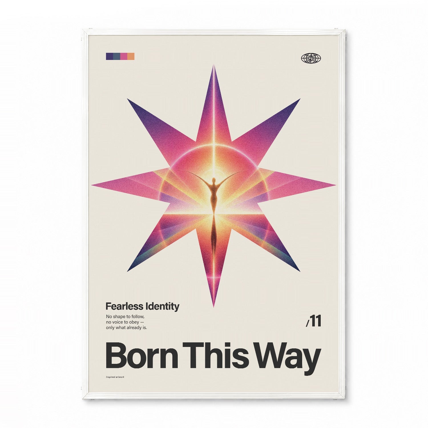 「Born This Way」音楽インスパイア アートポスター - Ink Jp