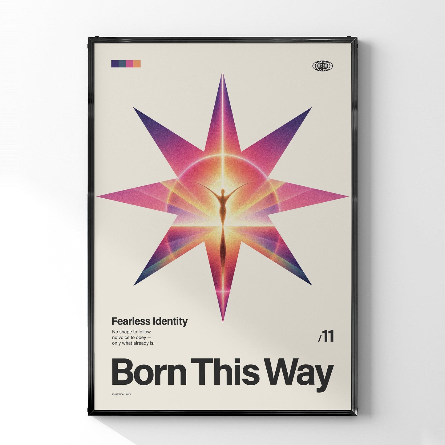 「Born This Way」音楽インスパイア アートポスター - Ink Jp