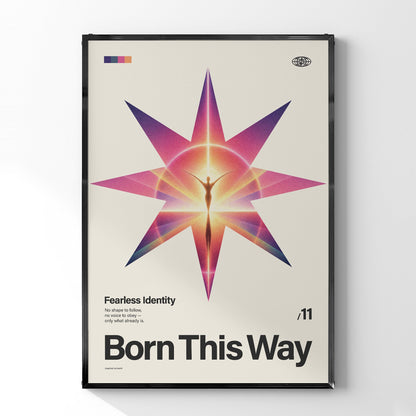 「Born This Way」音楽インスパイア アートポスター - Ink Jp