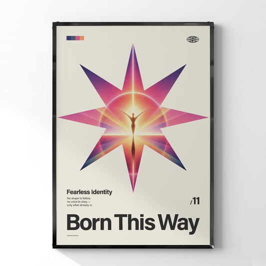「Born This Way」音楽インスパイア アートポスター - Ink Jp