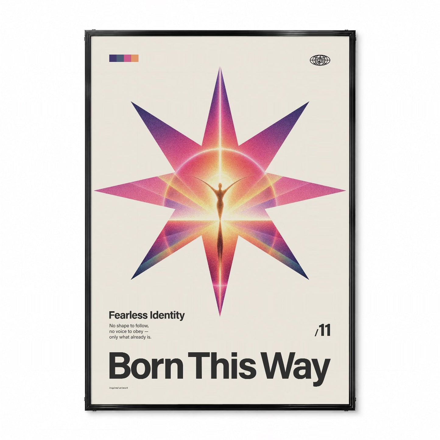 「Born This Way」音楽インスパイア アートポスター - Ink Jp