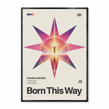「Born This Way」音楽インスパイア アートポスター - Ink Jp